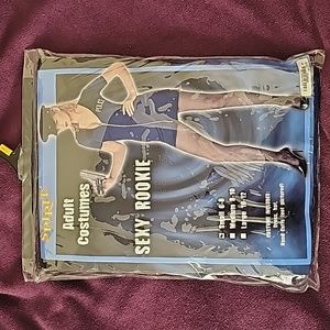 Sexy rookie costume, small, blue